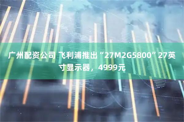 广州配资公司 飞利浦推出“27M2G5800”27英寸显示器，4999元
